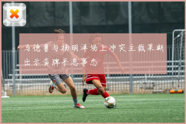马德鲁与杨明洋场上冲突主裁果断出示黄牌平息事态